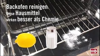 Backofen reinigen: Diese Hausmittel wirken besser als Chemie