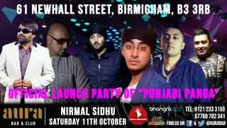 Nirmal Sidhu "Punjabi Panga" launch Aura bar 11 Oct