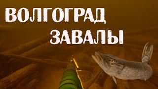 Что скрывал ОГРОМНЫЙ ЗАВАЛ? Подводная охота в Волгограде.