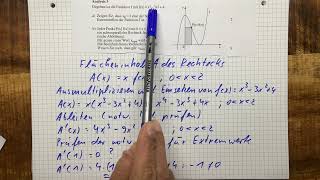 Abitur Mathematik Grundkurs 2021 Berlin/Brandenburg hilfsmittelfreier Teil Aufgabe 1 Analysis 3b)