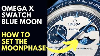 How to Set the Moonphase on the Omega x Swatch Super Blue Moon