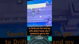 Played Pokemon black back in the day so had my wife go through it just to get to driftveil city Lol