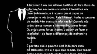 Uma carta dos 'Anonymous', 9 de dezembro de 2010