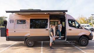 Luxury ADVENTURE Van | Unique MAHOGANY STYLE Van Conversion BUILT FOR EXTREME COMFORT 🚐