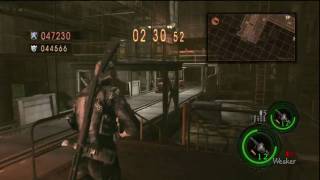 Re5 Team Survivors: Missile Area as Midnight Wesker (HD)