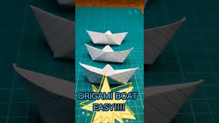 Origami boat, An easy way to make a Paper Boat 😁🛥️#short #shorts #shortvideo #shortsvideo #origami