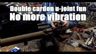 Double cardon U-joint repair in the 1980 Cougar!