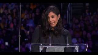 Vanessa Bryant delivers tear-jerking speech to honor Kobe Bryant at Staples Center memorial