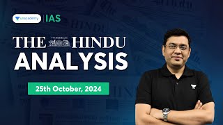 The Hindu Newspaper Analysis LIVE | 25th October | UPSC Current Affairs Today | Mukesh Jha