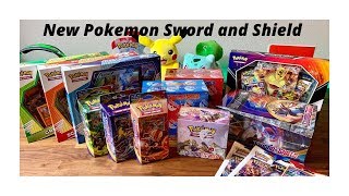 New Pokémon Sword and Shield TCG Products