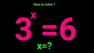 A Nice Exponential Math Problem with Equation