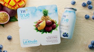 Sữa chua TH true YOGURT - Bổ sung lợi khuẩn, Tăng cường đề kháng. Vị ngon thật sự thiên nhiên