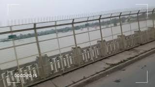 A horrific situation at RAJGHAT BRIDGE due to flood in Rapti Nadi. #Gorakhpur #Flood #2021 @Nausad..