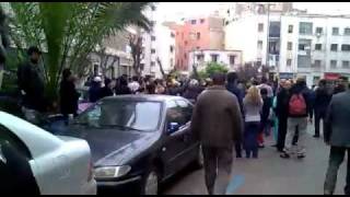 Protestations de casablanca 20-mars-2011   قمع المتضاهرين بالدارالبيضاء