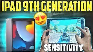 😍iPad 9th generation best sensitivity for pubg&bgmi with proof iPad 9th gen New best sensitivity🔥