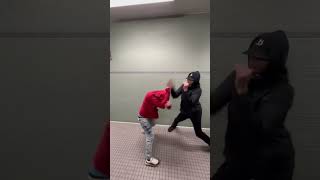 fools slap boxing in the bathroom #shorts