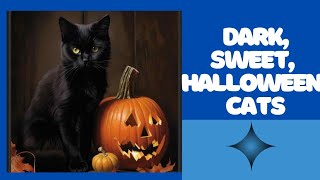 Join the Dark Side with these Cute Festive  Halloween Cats 🐈