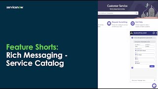 Feature Short: Rich Messaging: Service Catalog