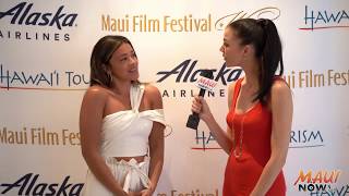 Gina Rodriguez Behind the Scenes Interview with Malika Dudley at the Maui Film Festival 2019