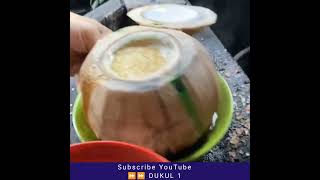 Kelapa bakar ❗wow seger banget bisa buat jamu untuk kesehatan & kebugaran, sayangnya susah ditemukan