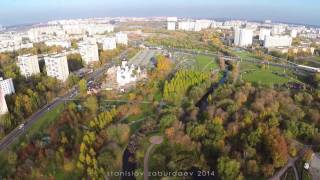 Полет на квадрокоптере в парке Медведково (Москва)