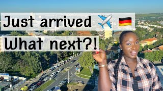 5 Things you MUST do upon arrival in Germany 🇩🇪 || How to settle down in Germany #studyingermany