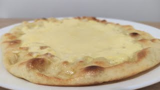 Włoska FOCACCIA jak w Pizzerii z włoskim serem STRACCHINO domowej roboty - Patelnia+Piekarnik domowy