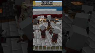 Iron Golem vs Pillagers || #shorts #viral #minecraft #shortsbeta #gaming  @SDSGAMING.