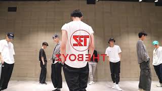 'THE STEALER' THE BOYZ DANCE PRACTICE MIRROR SLOW VERSION 0.5X