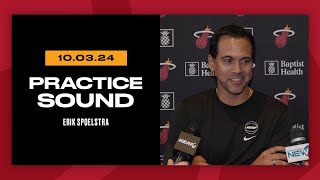 Training Camp Practice Interview: Erik Spoelstra | October 3, 2024