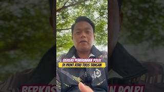 Berkas Penerimaan Polri Di Print Atau Tulis Tangan? #calonpolisi #jadipolisi #penerimaanpolri