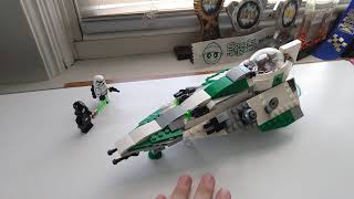 Luke's delta 7 Jedi star fighter