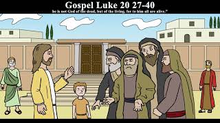 Reflection for Children | Gospel Luke 20 27-40  | 23 November 2024