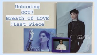 021220 GOT7 UNBOXING Breath of LOVE :Last Piece (JB ver.) 4th Studio Album