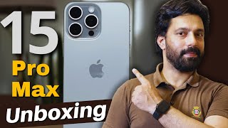 Unboxing iPhone 15 Pro Max Natural Titanium - The Ultimate Experience