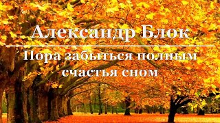 Александр Блок - Пора забыться полным счастья сном