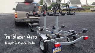 Trailblazer Aero Kayak Trailer - The Strongest, Best Kayak & Canoe Trailer