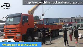 Sinotruk Howo mounted crane truck