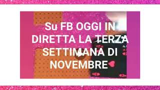 Terza settimana Novembre  2020