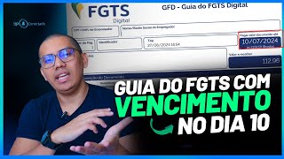 A guia mensal do FGTS Digital está com a data de vencimento errada?- Entenda