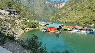 Boat ride on Nho Que River Ha Giang Vietnam, thuyền trên sông Nho Quế, Hà Giang