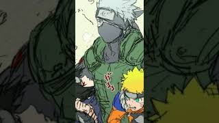 Kakashi with NARUTO and SASUKE and Kakashi with sakura 😌😌 #Naruto #Kakashi #team7 #anime #shorts