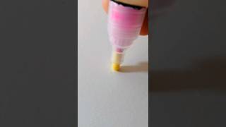 Activating my pink acrylic marker😀#shorts #youtubeshorts