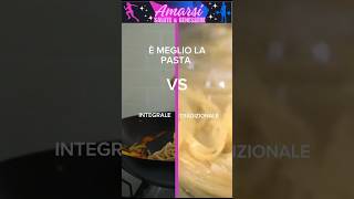 CHALLENGE!! Secondo voi è Meglio la Pasta Integrale o la Pasta Tradizionale? #food #diet #shorts