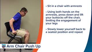 Arm Chair Push Up