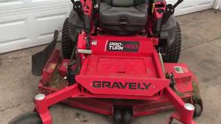 Gravely Proturn 460 with Yamaha engine review (gravely review part 2)