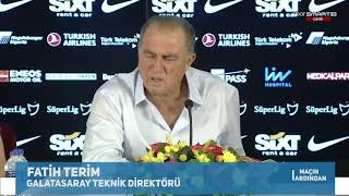 Fatih Terim  Maç sonu açıklaması Galatasaray 2 - Hajduk Split 0