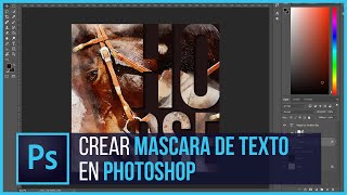 Mascara de Texto | Photoshop ➕ 2 Formas de Hacerlo | Trabajamos Arte Genial 👈