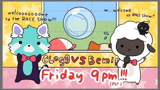 The Great Hamster Ball Race: Clogg vs Bemipu