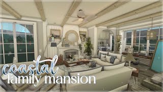 Bloxburg | Coastal Two-Story Family Mansion Home | Roblox | House Build